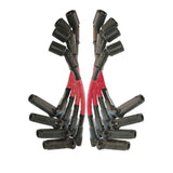Moroso 11in Long Sleeved Coil On Plug Ultra Spark Plug Wire Set - Red - 52534