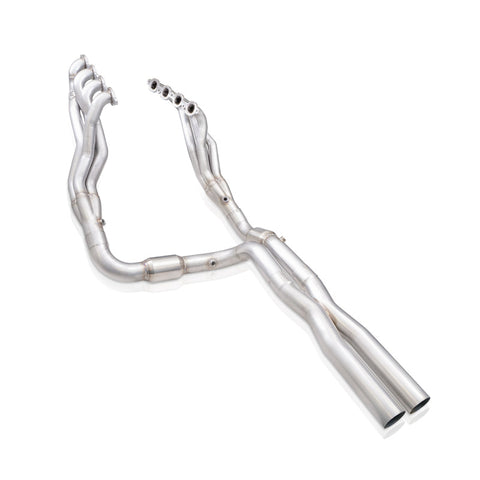 Stainless Works 15-19 Chevrolet Tahoe 6.2L Headers 1-7/8in Primaries High-Flow Cats 3in Leads X-Pipe - CTTH15HCAT