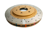 DBA 05-07 Nissan Frontier 4.0L 2WD/4WD Front Drilled & Slotted 4000 Series Rotor - 42310XS