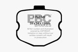 EBC 10-13 Chevrolet Corvette (C6) 6.2 Grand Sport Yellowstuff Front Brake Pads - DP41771/3R