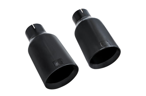 AWE Tuning 2020+ Jeep Gladiator 3.6L Trail-to-Tread (Dual Exhaust) Conversion Kit w/Diamond Blk Tips - 3015-33065