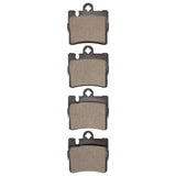R1 00-03 Mercedes-Benz S55 AMG Rear Euro Ceramic Brake Pads - 2600-0848-00