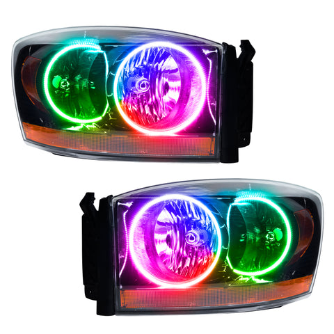 Oracle 06 Dodge Ram SMD HL - Black - ColorSHIFT w/o Controller - 7033-334