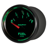 Autometer GS 52mm 0-90 ohms Short Sweep Electronic Fuel Level GM Gauge - 3813