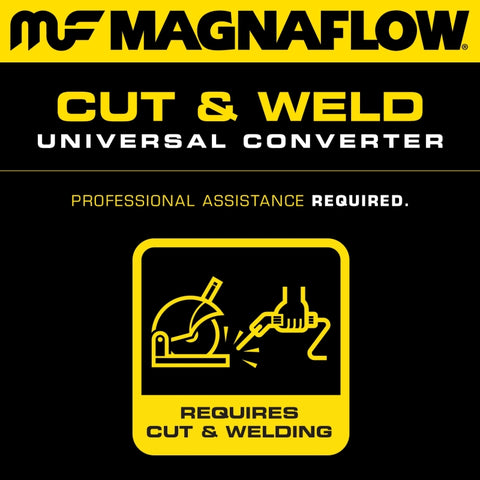 MagnaFlow Universal CARB Compliant Catalytic Converter 2in Inlet/Outlet 16in Length 6.375in Width - 339104