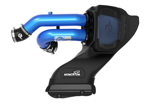aFe 21-22 Ford F-150 Raptor V6-3.5L(tt) Momentum XP Cold Air Intake System - Blue w/ Pro 5R Filter - 50-30072RL