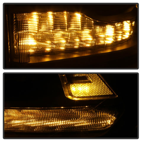xTune Dodge Ram 13-17 ( w/ Factory Projector LED) Projector Headlight - Black HD-JH-DR13-P-BK - 9040238