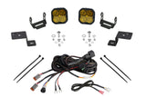 Diode Dynamics 21-22 Ford F-150 SS3 Stage Series Backlit Ditch Light Kit - Yellow Pro Combo - DD7372