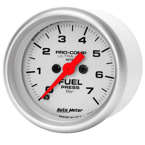 AutoMeter Gauge Fuel Pressure 2-1/16in. 7 Bar Electric Ultra-Lite - 4363-M
