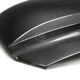 Anderson Composites 2013-2014 Ford Mustang Type-CJ Carbon Fiber Cowl Hood - AC-HD13FDMU-CJ