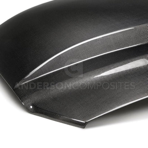 Anderson Composites 2013-2014 Ford Mustang Type-CJ Carbon Fiber Cowl Hood - AC-HD13FDMU-CJ
