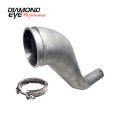 Diamond Eye KIT 4in DWNP HX40 TURBO-DIRECT FLANGE W/ V-Band CLAMP AL DODGE 94-02 - 221043