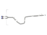 aFe Takeda Exhaust Cat-Back 19-20 Hyundai Veloster 304SS Blue Flame Dual Tips Exhaust - 49-37011-L