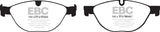 EBC 10-15 Jaguar XF 5.0 Supercharged (470) Yellowstuff Front Brake Pads - DP42076R