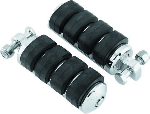 Kuryakyn ISO Peg Large With Male Adapter Chrome (Pair) - 8002