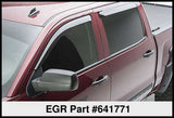 EGR 14+ Chev Silverado Crew Cab Tape-On Window Visors - Set of 4 (641771) - 641771