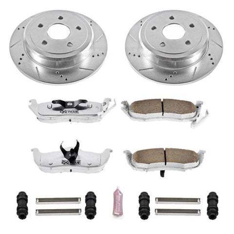 Power Stop 06-10 Jeep Commander Rear Z26 Street Warrior Brake Kit - K2221-26
