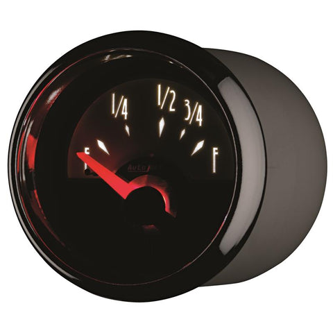 AutoMeter Gauge Fuel Level 2-1/16in. 73 Ohm(e) to 10 Ohm(f) Elec Cruiser - 1115
