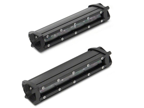 Raxiom 18-23 Jeep Wrangler JL Axial Series 6-In Rear Window Mounted LED Light Bars - J171201