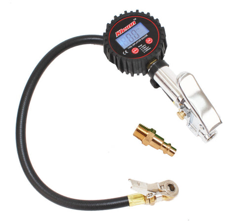 Kleinn Digital Tire Inflator w/ Gauge/ Bleed Valve/ / Locking Chuck 0-160 PSI - 59830