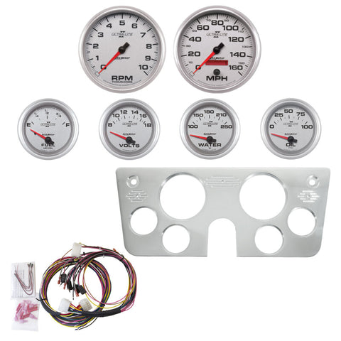 Autometer 67-72 Chevrolet Truck Direct Fit Dash Kit - ULTRA-LITE II - 7045-14