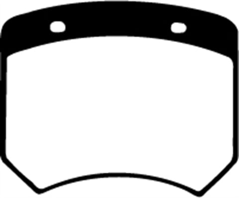 EBC 70-73 Rover Mini 1275 (10in Wheels) Greenstuff Front Brake Pads - DP2102