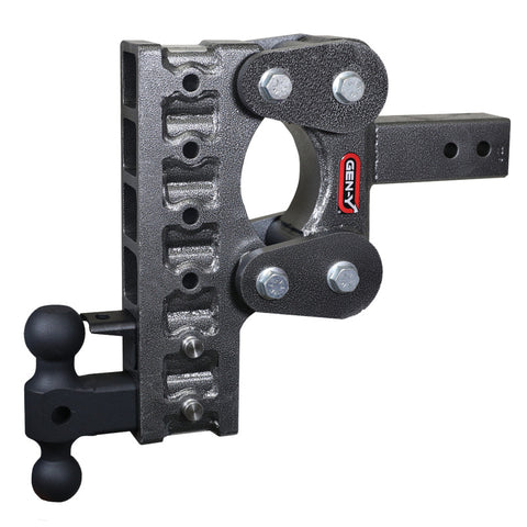 Gen-Y The Boss Torsion-Flex 2.5in Shank 10in Drop 10K Hitch w/GH-031 Dual-Ball/GH-032 Pintle Lock - GH-2326