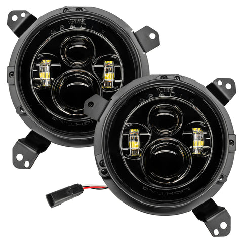 Oracle Jeep Wrangler JL/Gladiator JT 7in. High Powered LED Headlights (Pair) - No Halo - 5769J-504