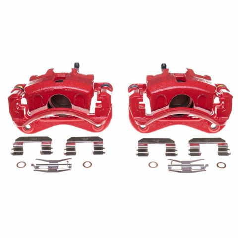 Power Stop 03-05 Hyundai Elantra Front Red Calipers - Pair - S2848