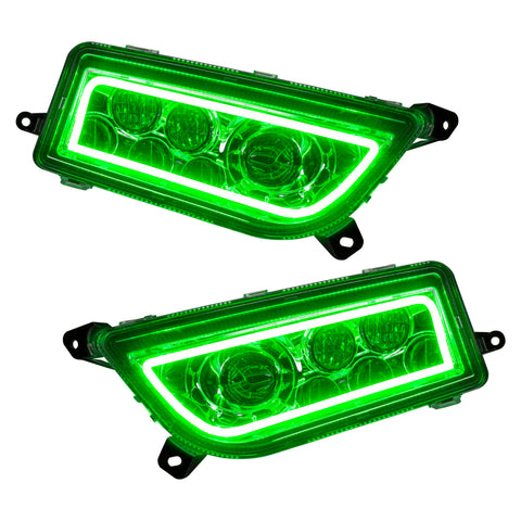 Oracle 14-21 POLARIS RZR 1000 XP Headlight Halo Kit - ColorSHIFT - 2359-330