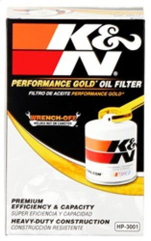 K&N Oil Filter OIL FILTER; AUTOMOTIVE - HP-3001