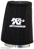 K&N Drycharger Air Filter Wrap Black 5.375in Diameter / 6.5in Height - RC-5149DK