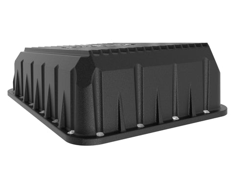 aFe POWER Pro Series Transmission Pan Black w/ Machined Fins RAM 3500 13-24 (AS69RC Transmission) - 46-71500B
