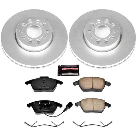 Power Stop 10-12 Audi A3 Front Z23 Evolution Sport Coated Brake Kit - CRK4623