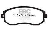 EBC 12+ Scion FR-S 2 Ultimax2 Front Brake Pads - UD1539
