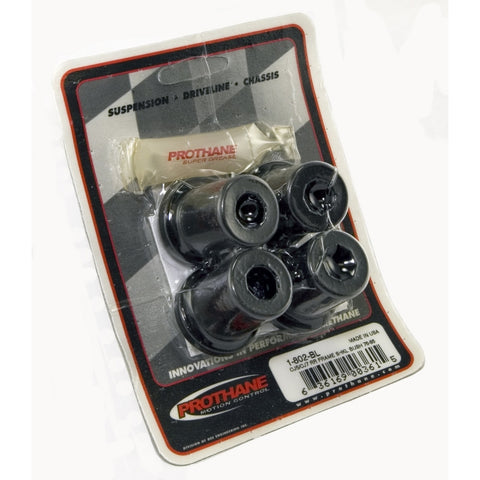 Rugged Ridge Bushing Set-4Shackle Rr Black. - 1-802BL