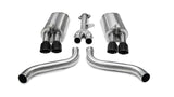 Corsa 1986-1991 Chevrolet Corvette C4 5.7L V8 L98 Black Sport Cat-Back Exhaust - 14115BLK