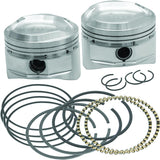 S&S Cycle 84-99 BT HSF 3-5/8in Piston Set - .010in - 92-1061