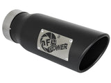 aFe Vulcan Series 3.5in 409 SS Cat-Back Exhaust 13-19 Ford Transit V6 3.5L (TT) w/ Black Tips - 49-33112-B