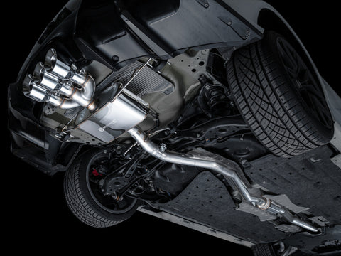 AWE Tuning 2024 Acura Integra Type S DE5 FWD Touring Edition Exhaust w/ Triple Chrome Silver Tips - 3015-52335