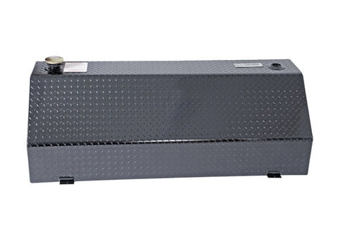 Dee Zee Universal Tanks - Wedge Rectangle Black Tread Aluminum - DZ92556B