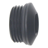 DeatschWerks 10AN ORB Male Plug Low Profile Internal Allen/Hex (Incl O-Ring) - Anodized Matte Black - 6-02-0719-B