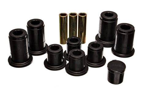 Energy Suspension Frt Control Arm Bushing Set - Black - 4.3168G