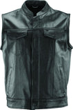 Kuryakyn Leather By River Road Vandal Club Vest Black - Small - 094398