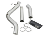 aFe LARGE Bore HD 5in Exhausts DPF-Back SS w/ Black Tips 16-17 GM Diesel Truck V8-6.6L (td) LML/L5P - 49-44081-B