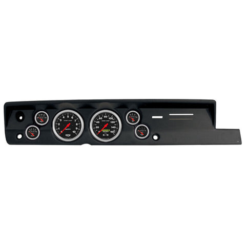 Autometer 67-69 Plymouth Cuda w/ Heat Direct Fit 6 Gauge Dash Kit (5in x2 & 2 1/16in x4) - 2118-11