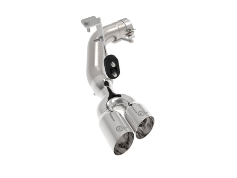 aFe Rebel Series 3in 304 SS Axle-Back Exhaust Side Exit w/ Polished Tips 19 Ford Ranger L4-2.3L (t) - 49-33110-P