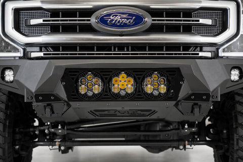 Addictive Desert Designs 17-20 Ford Super Duty Bomber Front Bumper w/ Mounts For 3 Baja Designs LP6s - F160014100103