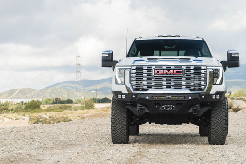 DV8 Offroad 24-26 GMC Sierra 2500/3500 Spec Series Front Bumper w/ Winch - FBGC2-02