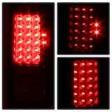 xTune Ford F250/350/450/550 Super Duty 99-07 LED Tail Lights Black Smoke ALT-JH-FF15097-LED-BKSM - 9027642